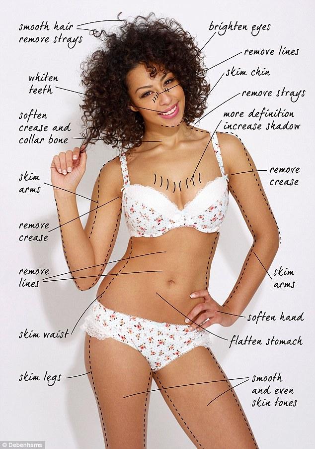 debenhams-ban-airbrushing-lingerie-photo-shoots-models